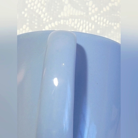 Vintage Three Corelle Light Periwinkle Country Blue Stoneware Coffee Mug Tea Cup - Picture 13 of 17